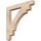 Ekena Millwork Merced Craftsman Smooth Bracket, Douglas Fir, 3 1/2"W x 32"D x 32"H BKT04X32X32MRC04SDF - alternate 1